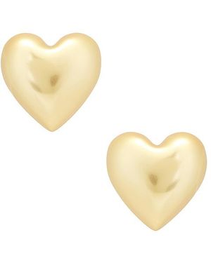 Roxanne Assoulin Pendientes the puffy heart - Blanco