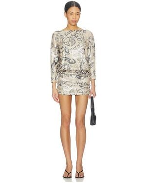 Juliet Johnstone Kleid Sequin Disco - Natur