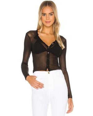 Only Hearts Mesh Cardigan - Black