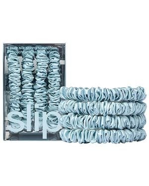 Slip Coleteros Skinny Scrunchies En Color Bebe Azul Talla