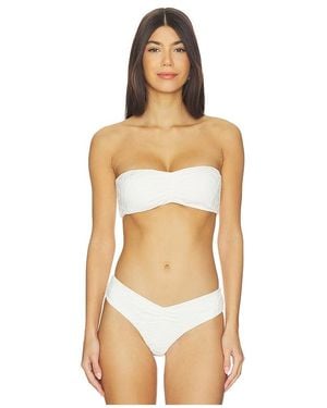 Devon Windsor Navi Bikini Top - Natural