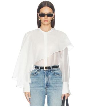 4th & Reckless Vanessa Drape Top - White