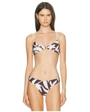 Mikoh Swimwear Aster Bikini Top - Natural