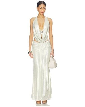 superdown Ainsley Maxi Skirt Set - White