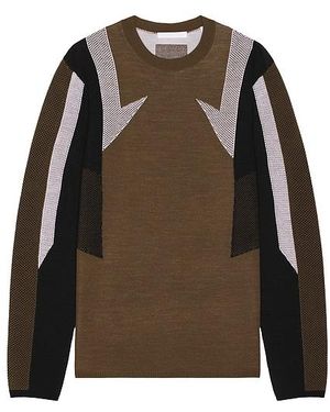 Helmut Lang Sport Crew ロングスリーブTシャツ - ブラウン