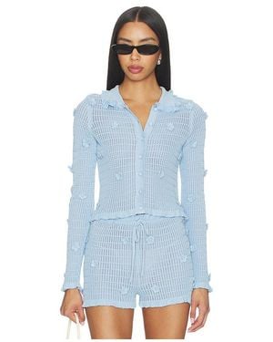 Stone Cold Fox X Revolve Allayia Floral Cardigan - Blue