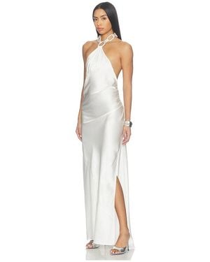 Bronx and Banco Vestido De Seda En Color Crema Talla (También En M, S, Xl, Xs) - Blanco
