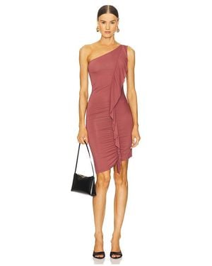 Amelie Teje One-Shoulder-Kleid Spriza - Rot