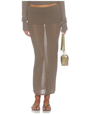 geel X Revolve Danni Skirt - Grey