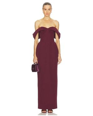 Camila Coelho Carina Maxi Dress - Purple