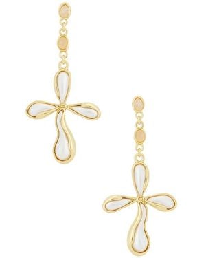 petit moments Amulet Earrings - White