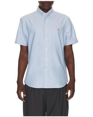 Polo Ralph Lauren Oxford Short Sleeve Shirt - Blue