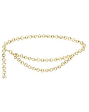 Lele Sadoughi Chain Belt - Metallic