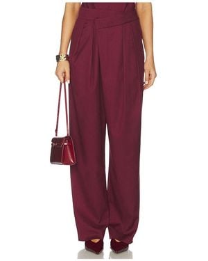 Et Ochs Leon Asymmetric Pant - Red