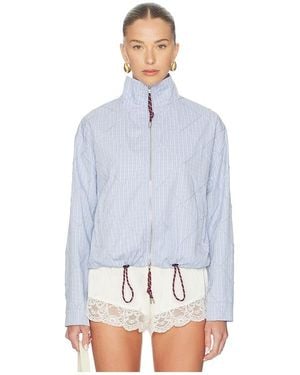Maude Club Riley Shirt Jacket - Blue