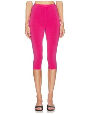 Helsa Beckette Knit Capri - Pink