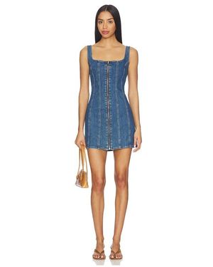 Levi's Seamed Zip Dress - Blue