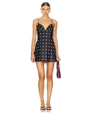 MORE TO COME Isabella Slip Dress - Black