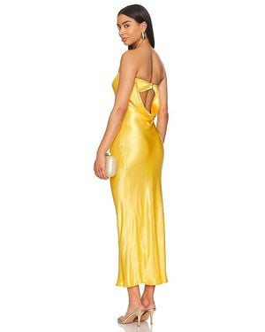 Bec & Bridge Moon Dance Strapless Dress - Yellow