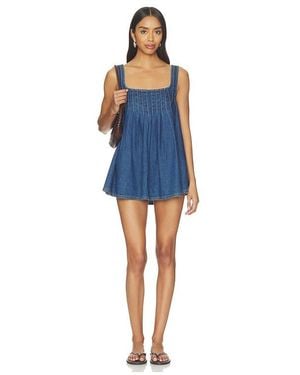 Free People Katie Denim Tunic - Blue