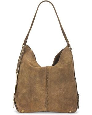 Free People Wtf Dallas Distressed Shoulder Bag En Color Marrón Talla
