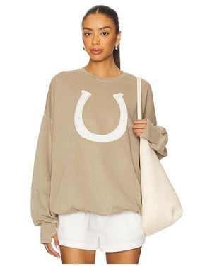 The Laundry Room Horseshoe Patchwork Jump Sweater - Natural