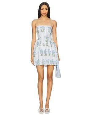 Saylor Fara Dress - Blue