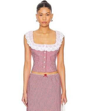 GUIZIO Paloma Top - Pink