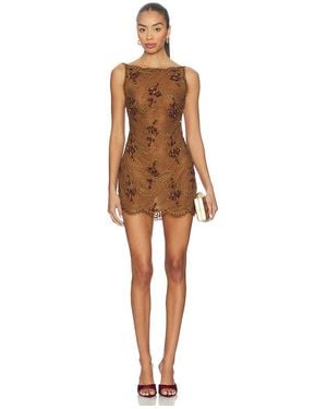 Mirror Palais Gurana Mini Dress - Natural