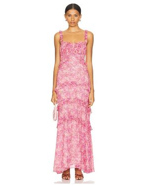 Astr ROBE MAXI OLINA - Rose