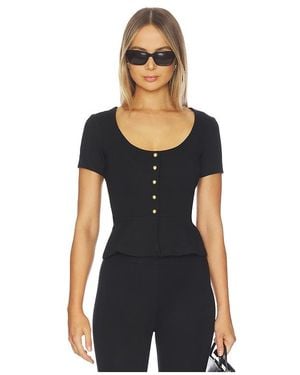 Amanda Uprichard Nico Top - Black