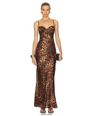 L'Agence Sayla Bias Cut Maxi - Multicolour