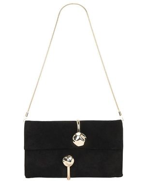 Jonathan Simkhai Amaya Suede Clutch - Black