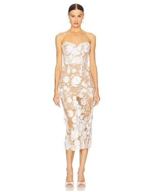 Bronx and Banco Jasmine Midi Dress - White