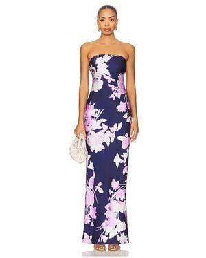 Rococo Sand Strapless Maxi Dress - Blue