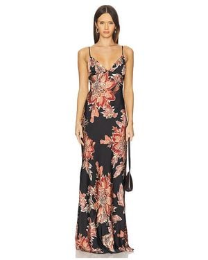 Hemant & Nandita Maxivestido Dress En Color Negro Talla (También En M, S, Xl, Xs) - Blanco