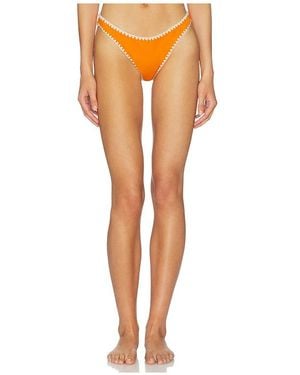 Leslie Amon Slice Bikini Bottom - Orange