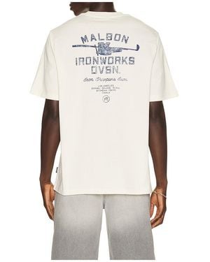 Malbon Vista Ironworks Tee - White