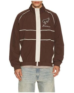 Junk Food Ford Mustang Windbreaker Jacket - Brown