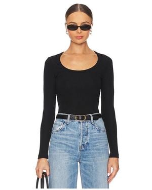 Citizens of Humanity Rumi Scoop Neck - Black