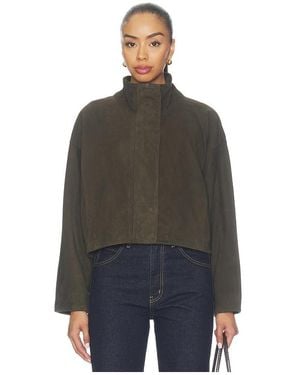 AllSaints Chaqueta Ryder Suede En Color Marrón Talla (También En M, S) - Negro