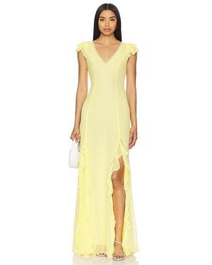 Tularosa Abendkleid Taylor - Gelb