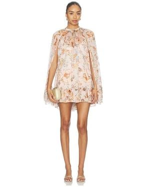 Hemant & Nandita Mini Dress Cape - Natural