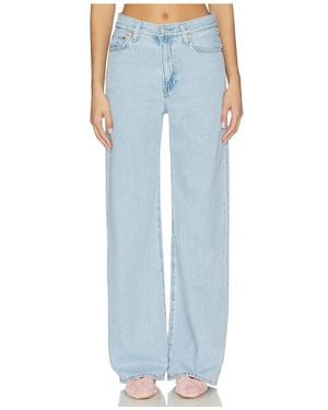 Levi's Pierna Ancha Ribcage En Color Azul Talla (También En 26, 25, 27, 28, 29, 30, 31, 32)