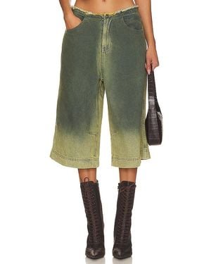 Jaded London Denim Jort - Green