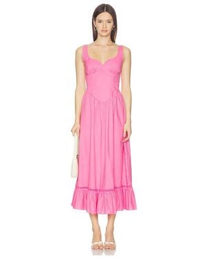 Peixoto Liam Midi Dress - Pink