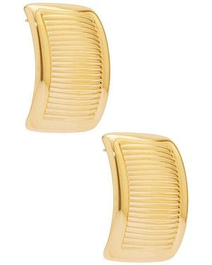 Mega Pendientes En Color Oro Metálico Talla