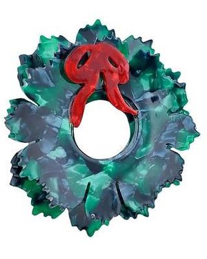 Solar Eclipse Pinza Origami Wreath Hair Claw Clip En Color Belleza: Na Talla - Azul