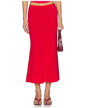 Bella Venice Maxirock The Jessie Slip - Rot