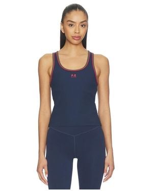 P.E Nation Nexus Rib Tank Top - Blue